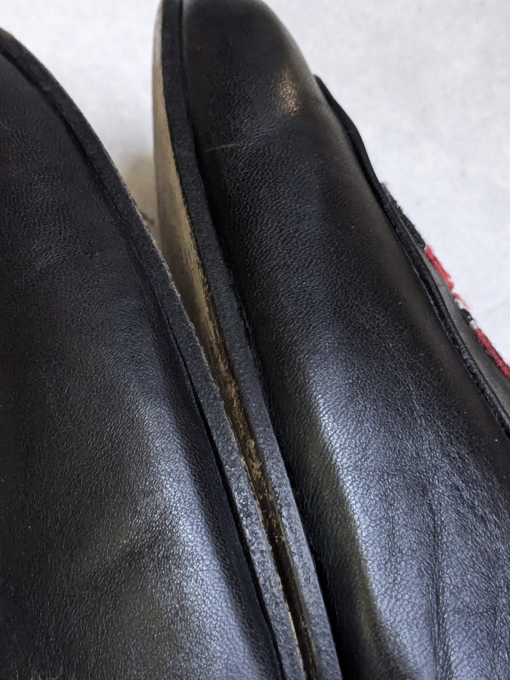 Gucci Princetown Horsebit Loafers Black Snake Fur Leather Mules - Picture 8 of 14